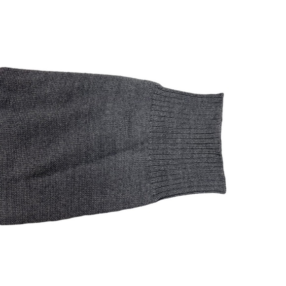 PENDLETON ARGYLE MERINO WOOL GRAY AQUA TURTLENECK SWEATER - Picture 12 of 16